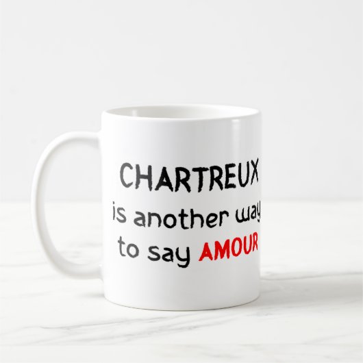 Chartreux-Liebe-Kaffee-Tasse Kaffeetasse (Links)