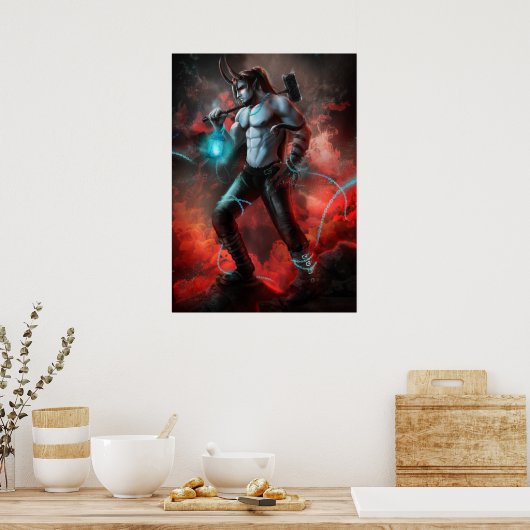 Charu-Havoc von Soulen Poster (Küche)