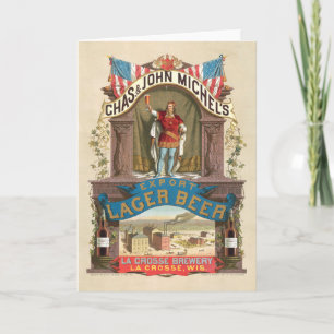 Chas. & John Michel's Export Lager Beer Karte