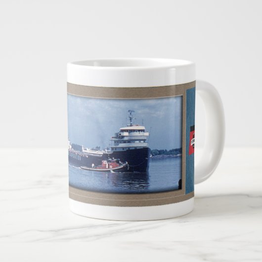 Chas M. White Jumbo Tasse (Vorderseite Rechts)