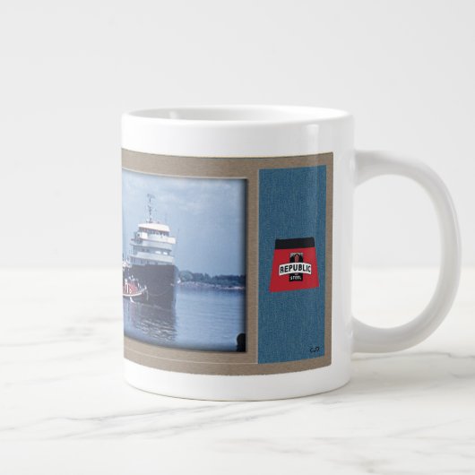 Chas M. White Jumbo Tasse (Rechts)