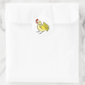 Chase Chicken Runder Aufkleber (Tasche)