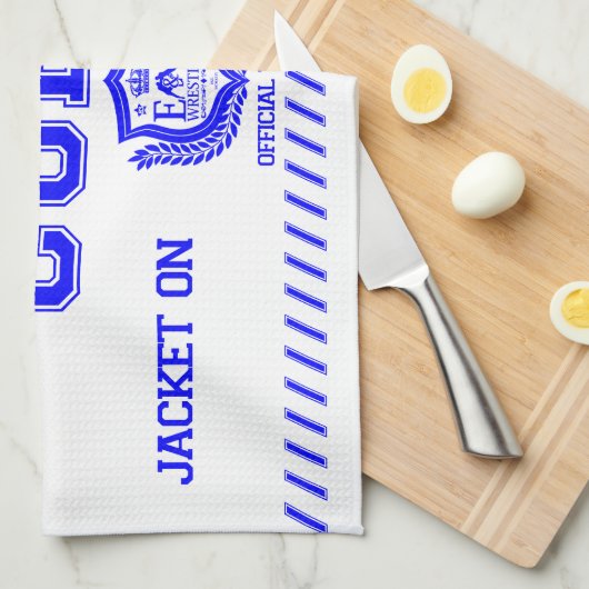 Chase Cobalt Geschirrtuch (Viertel Falte)