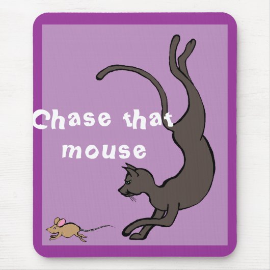 Chase diese Maus Mousepad (Vorne)