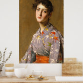 Chase Girl in einem japanischen Kostüm CC0117 Poster (Küche)