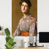 Chase Girl in einem japanischen Kostüm CC0117 Poster (Heimbüro)