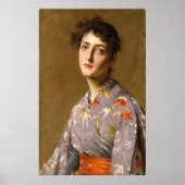 Chase Girl in einem japanischen Kostüm CC0117 Poster (Vorne)