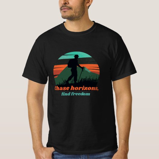 Chase-Horizonte finden Freiheit T-Shirt (Vorderseite)
