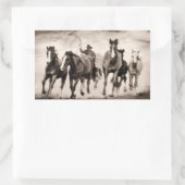 Chase I Rechteckiger Aufkleber (Tasche)