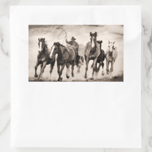 Chase I Rechteckiger Aufkleber (Tasche)