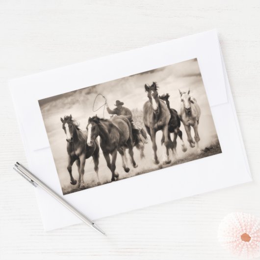 Chase I Rechteckiger Aufkleber (Umschlag)