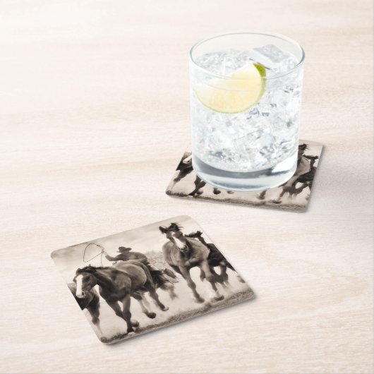 Chase I Rechteckiger Pappuntersetzer (Vor Ort)