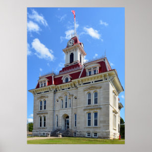 Chase Landkreis, Kansas, Courthouse 20x28 Poster