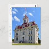 Chase Landkreis, Kansas, Courthouse Postkarte (Vorne/Hinten)