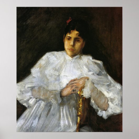 Chase - Mädchen in Weiß 1890 Poster (Vorne)