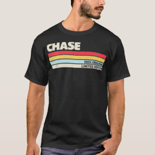 Chase Personalisiert Name Retro Vintag 70er 80er 9 T-Shirt