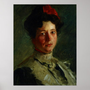 Chase - Portrait von Martha Walter 1908 Poster