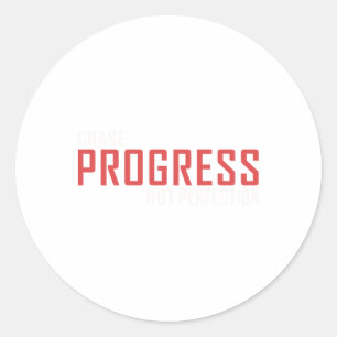 Chase Progress Not Perfect Aufkleber