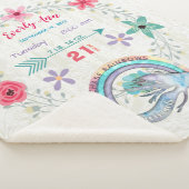 Chase Rainbows Baby Girl Stats Aquarellmaid Sherpadecke (3/4)