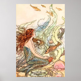 Chase Rainbows Swim mit Mermaids, Ride Unicorns Poster