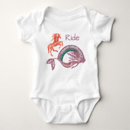 Chase Raindows Swim mit Mermaids, Ride Unicorns Baby Strampler