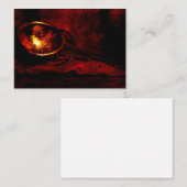 Chase - Stillleben mit Ladle, Kunstmalerei Mitteilungskarte (Vorne/Hinten)