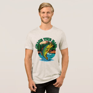 Chase the Bass Vintage Angel T-Shirt Tri-Blend Shirt