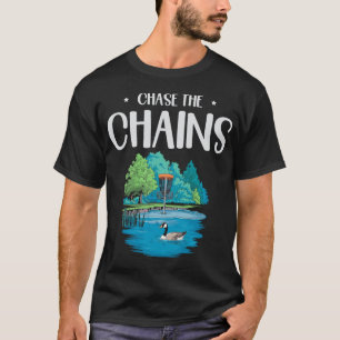 Chase The Chains Disc Golf Szenarien Natur  T-Shirt