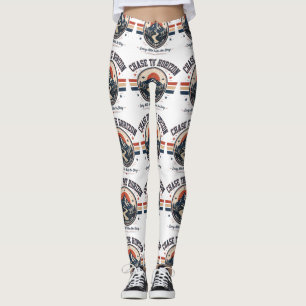Chase The Horizon Trail Running Club Vintage T-Shi Leggings