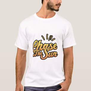 Chase the Sun - Retro Minimales Summer Adventure T T-Shirt