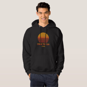 Chase The Sun Retro Sonnenuntergang 70er Jahre Ben Hoodie