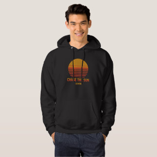 Chase The Sun Retro Sonnenuntergang 70er Jahre Ben Hoodie