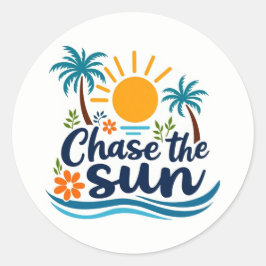 Chase the Sun Summer Sticker
