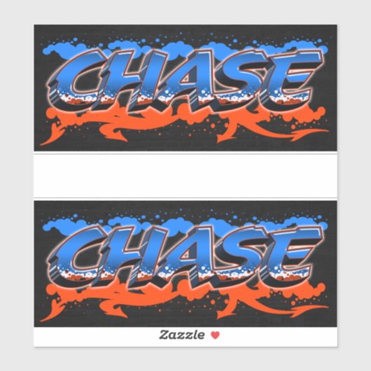 Chase Vorname Name Graffiti Aufkleber Sticker (Blatt)