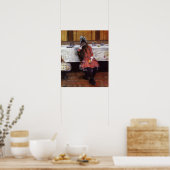 Chase - Young Girl on Ocean Steamer 1883 Poster (Küche)