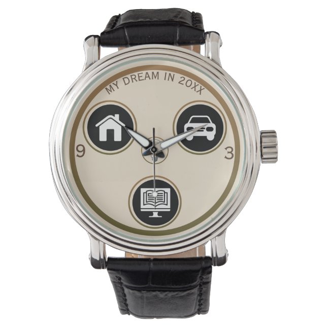 Chase Your Dreams eWatch Armbanduhr (Vorderseite)