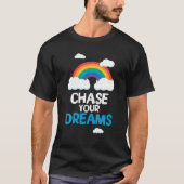 Chase Your Dreams St Patricks Day Happystpatricksd T-Shirt (Vorderseite)