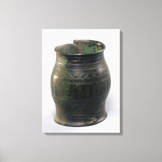 Chasenförmige Armband, Hallstatt Culture Leinwanddruck (Vorderseite)