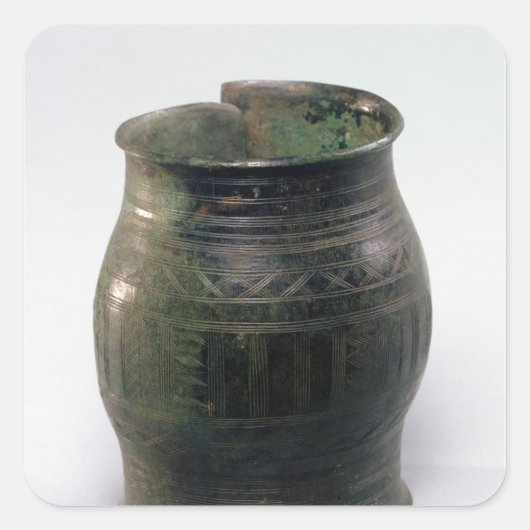 Chasenförmige Armband, Hallstatt Culture Quadratischer Aufkleber (Vorderseite)