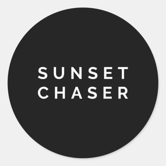 Chaser Runder Aufkleber (Vorderseite)