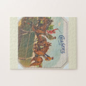 Chasers Vintages Pferderennen Puzzle (Horizontal)