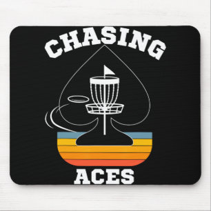 Chasing Aces Disc Golf Ziel Sportsbekleidung Männe Mousepad