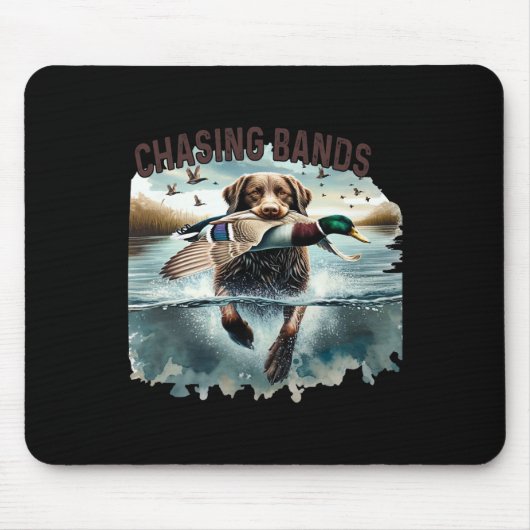 Chasing Bands Duck Hunting Mousepad (Vorne)