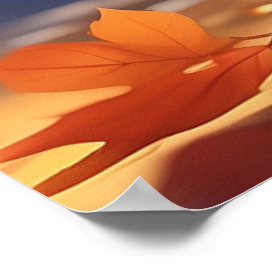 *~* Chasing Blätter Kitten 5:4 Kitty Cat AP68 Poster (Ecke)