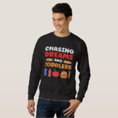 Chasing Dreams And Toddlers Childcare Daycare Prov Sweatshirt (Vorne ganz)