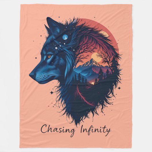 Chasing Infinity Fleecedecke (Vorderseite)