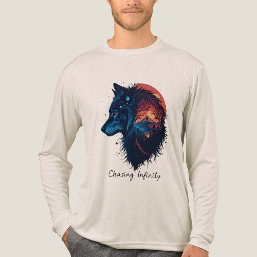 Chasing Infinity Tri-Blend Shirt (Vorderseite)