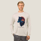 Chasing Infinity Tri-Blend Shirt (Volle Vorderseite)