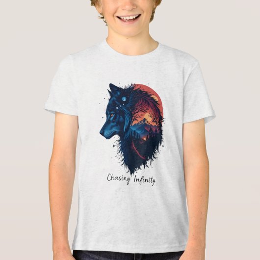 Chasing Infinity Tri-Blend Shirt (Vorderseite)