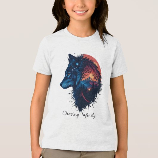 Chasing Infinity Tri-Blend Shirt (Vorderseite)